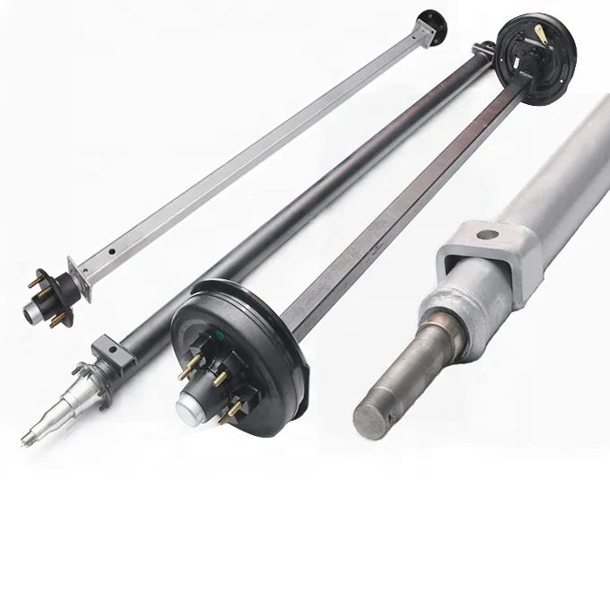 Boat Axles and Caravan Torsion Axle Electric Brake with Handbrake for Light Use