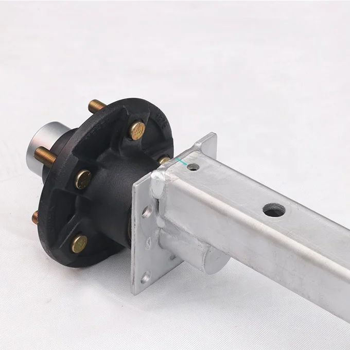 Camper Touring CarTrailer Axles and Parts Trailer Idler Hub Axle 7000 Lbs Max Black OEM Customized Cast
