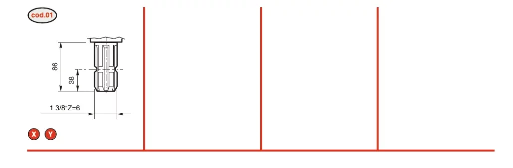 V-60 Rotary Cutter Gearbox Shaft