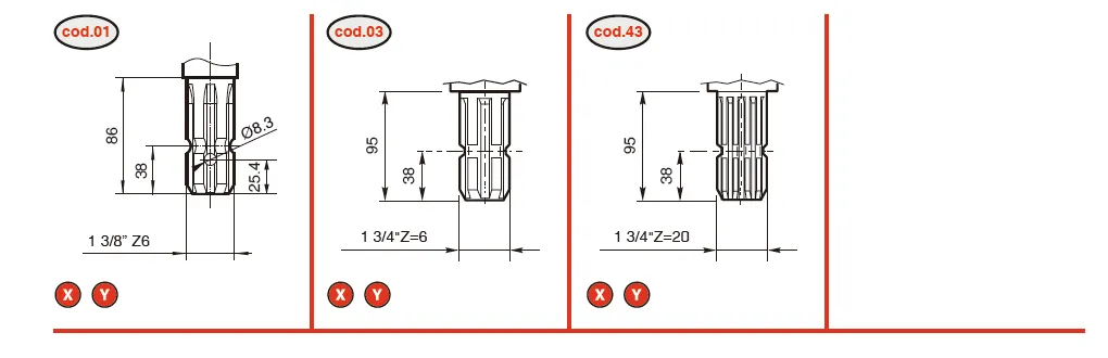 V-81 Rotary Cutter Gearbox Shaft